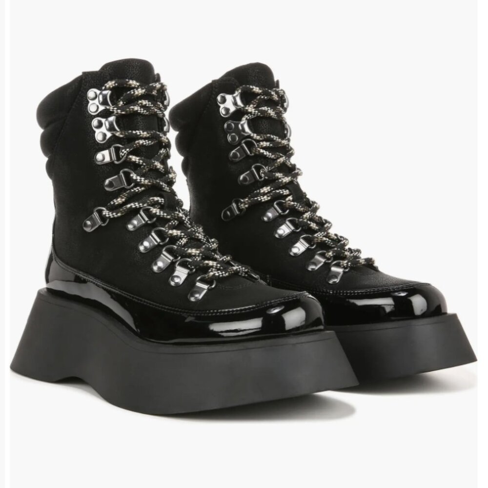 Circus By Sam Edelman Women's Gail Lace-Up Platform Boot Size 9 1/2